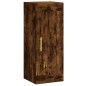 vidaXL Aparador de madera contrachapada roble ahumado 34,5x34x180 cm vidaXL Aparador de madera contrachapada roble ahumado 34,5x34x180 cm
