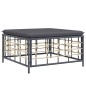 vidaXL Juego de muebles de jardín 8 pzas y cojines ratán PE antracita vidaXL Juego de muebles de jardín 8 pzas y cojines ratán PE antracita