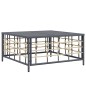 vidaXL Juego de muebles de jardín 8 pzas y cojines ratán PE antracita vidaXL Juego de muebles de jardín 8 pzas y cojines ratán PE antracita
