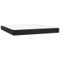 vidaXL Cama box spring con colchón terciopelo negro 180x200 cm vidaXL Cama box spring con colchón terciopelo negro 180x200 cm