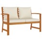 vidaXL Juego comedor de jardín 4 pzas con cojines madera maciza acacia vidaXL Juego comedor de jardín 4 pzas con cojines madera maciza acacia