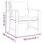 vidaXL Juego comedor de jardín 4 pzas con cojines madera maciza acacia vidaXL Juego comedor de jardín 4 pzas con cojines madera maciza acacia