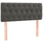 vidaXL Cama box spring con colchón terciopelo gris oscuro 90x190 cm vidaXL Cama box spring con colchón terciopelo gris oscuro 90x190 cm