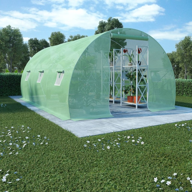 vidaXL Invernadero 13,5m² 450x300x200 cm