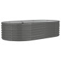 vidaXL Jardinera arriate acero recubrimiento polvo gris 152x80x36 cm vidaXL Jardinera arriate acero recubrimiento polvo gris 152x80x36 cm