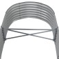 vidaXL Jardinera arriate acero recubrimiento polvo gris 152x80x36 cm vidaXL Jardinera arriate acero recubrimiento polvo gris 152x80x36 cm