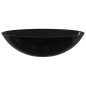 vidaXL Lavabo de vidrio negro 50x37x14 cm vidaXL Lavabo de vidrio negro 50x37x14 cm