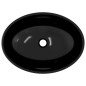 vidaXL Lavabo de vidrio negro 50x37x14 cm vidaXL Lavabo de vidrio negro 50x37x14 cm