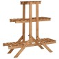 vidaXL Soporte para plantas de madera de abeto 83x25x83 cm vidaXL Soporte para plantas de madera de abeto 83x25x83 cm