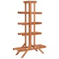 vidaXL Soporte para plantas de madera maciza de abeto 83x25x132 cm vidaXL Soporte para plantas de madera maciza de abeto 83x25x132 cm