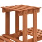 vidaXL Soporte para plantas de madera maciza de abeto 83x25x132 cm vidaXL Soporte para plantas de madera maciza de abeto 83x25x132 cm
