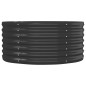vidaXL Jardinera arriate acero recubierto polvo antracita 152x80x36 cm vidaXL Jardinera arriate acero recubierto polvo antracita 152x80x36 cm