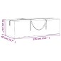 vidaXL Bolsa para cojines de jardín polietileno negro 135x40x55 cm vidaXL Bolsa para cojines de jardín polietileno negro 135x40x55 cm