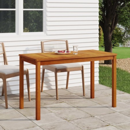 vidaXL Mesa de jardín madera maciza de acacia 110x55x67 cm
