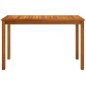vidaXL Mesa de jardín madera maciza de acacia 110x55x67 cm vidaXL Mesa de jardín madera maciza de acacia 110x55x67 cm