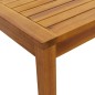 vidaXL Mesa de jardín madera maciza de acacia 110x55x67 cm vidaXL Mesa de jardín madera maciza de acacia 110x55x67 cm