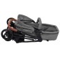 vidaXL Cochecito de bebés 2 en 1 de acero gris claro y negro vidaXL Cochecito de bebés 2 en 1 de acero gris claro y negro
