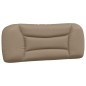 vidaXL Estructura de cama con LED cuero sintético capuchino 100x200 cm vidaXL Estructura de cama con LED cuero sintético capuchino 100x200 cm