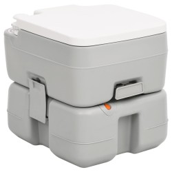 vidaXL Juego de inodoro con lavabo portátil para camping