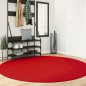 vidaXL Alfombra de pelo corto OVIEDO roja Ø 200 cm vidaXL Alfombra de pelo corto OVIEDO roja Ø 200 cm
