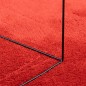 vidaXL Alfombra de pelo corto OVIEDO roja Ø 280 cm vidaXL Alfombra de pelo corto OVIEDO roja Ø 280 cm