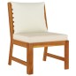 vidaXL Juego comedor jardín y cojines 7 piezas madera maciza acacia vidaXL Juego comedor jardín y cojines 7 piezas madera maciza acacia
