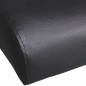 vidaXL Sofá cama con dos cojines cuero artificial ajustable negro vidaXL Sofá cama con dos cojines cuero artificial ajustable negro