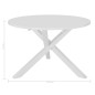 vidaXL Juego de muebles de comedor 5 piezas MDF blanco vidaXL Juego de muebles de comedor 5 piezas MDF blanco