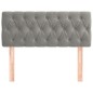 vidaXL Cabecero de terciopelo gris claro 90x7x78/88 cm vidaXL Cabecero de terciopelo gris claro 90x7x78/88 cm