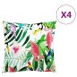 vidaXL Cojines decorativos 4 uds tela multicolor 40x40 cm vidaXL Cojines decorativos 4 uds tela multicolor 40x40 cm