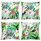 vidaXL Cojines decorativos 4 uds tela multicolor 40x40 cm vidaXL Cojines decorativos 4 uds tela multicolor 40x40 cm