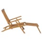 vidaXL Tumbonas con reposapiés 2 unidades madera maciza de teca vidaXL Tumbonas con reposapiés 2 unidades madera maciza de teca