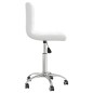 vidaXL Silla de comedor giratoria cuero sintético blanco vidaXL Silla de comedor giratoria cuero sintético blanco