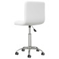 vidaXL Silla de comedor giratoria cuero sintético blanco vidaXL Silla de comedor giratoria cuero sintético blanco