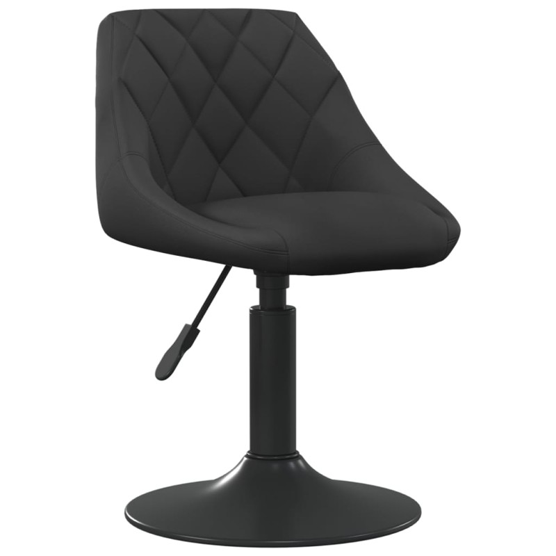 vidaXL Silla de comedor de terciopelo negro vidaXL Silla de comedor de terciopelo negro
