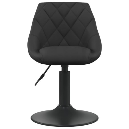 vidaXL Silla de comedor de terciopelo negro