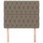 vidaXL Cabeceros 2 unidades de tela gris taupe 90x7x78/88 cm vidaXL Cabeceros 2 unidades de tela gris taupe 90x7x78/88 cm