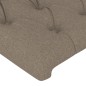 vidaXL Cabeceros 4 unidades de tela gris taupe 100x7x78/88 cm vidaXL Cabeceros 4 unidades de tela gris taupe 100x7x78/88 cm