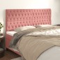 vidaXL Cabeceros 4 unidades de terciopelo rosa 100x7x78/88 cm vidaXL Cabeceros 4 unidades de terciopelo rosa 100x7x78/88 cm