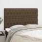 vidaXL Cabeceros 4 unidades de tela marrón oscuro 80x7x78/88 cm vidaXL Cabeceros 4 unidades de tela marrón oscuro 80x7x78/88 cm