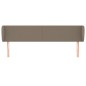 vidaXL Cabecero de tela gris taupe 163x23x78/88 cm vidaXL Cabecero de tela gris taupe 163x23x78/88 cm