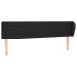 vidaXL Cabecero de tela negro 163x23x78/88 cm vidaXL Cabecero de tela negro 163x23x78/88 cm