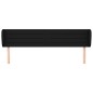 vidaXL Cabecero de tela negro 163x23x78/88 cm vidaXL Cabecero de tela negro 163x23x78/88 cm