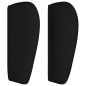 vidaXL Cabecero de tela negro 163x23x78/88 cm vidaXL Cabecero de tela negro 163x23x78/88 cm