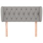 vidaXL Cabecero de tela gris claro 103x23x78/88 cm vidaXL Cabecero de tela gris claro 103x23x78/88 cm