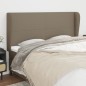 vidaXL Cabecero con orejas de tela gris taupe 163x23x118/128 cm vidaXL Cabecero con orejas de tela gris taupe 163x23x118/128 cm