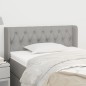 vidaXL Cabecero de tela gris claro 103x16x78/88 cm vidaXL Cabecero de tela gris claro 103x16x78/88 cm