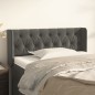 vidaXL Cabecero de terciopelo gris oscuro 103x16x78/88 cm vidaXL Cabecero de terciopelo gris oscuro 103x16x78/88 cm