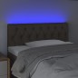 vidaXL Cabecero con LED de tela gris taupe 100x7x78/88 cm vidaXL Cabecero con LED de tela gris taupe 100x7x78/88 cm