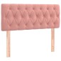 vidaXL Cabecero con LED de terciopelo rosa 90x7x78/88 cm vidaXL Cabecero con LED de terciopelo rosa 90x7x78/88 cm